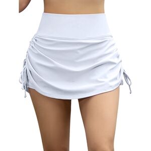 5 For $25✨️Like New Extra Large XL White Skort Athletic Casual Cinch Skirt/Short